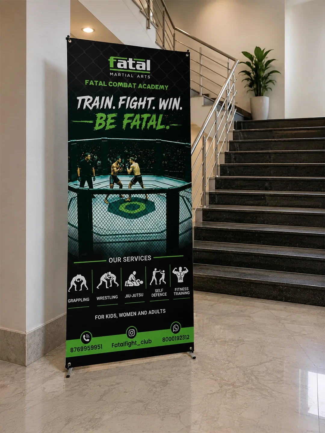 Fatal Academy Mma Branding