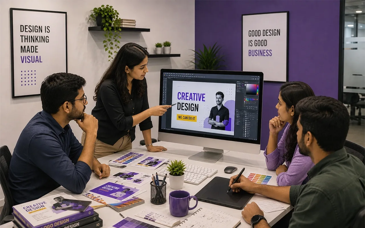 Branding and Visual Identity Design services for memorable and consistent brand identity